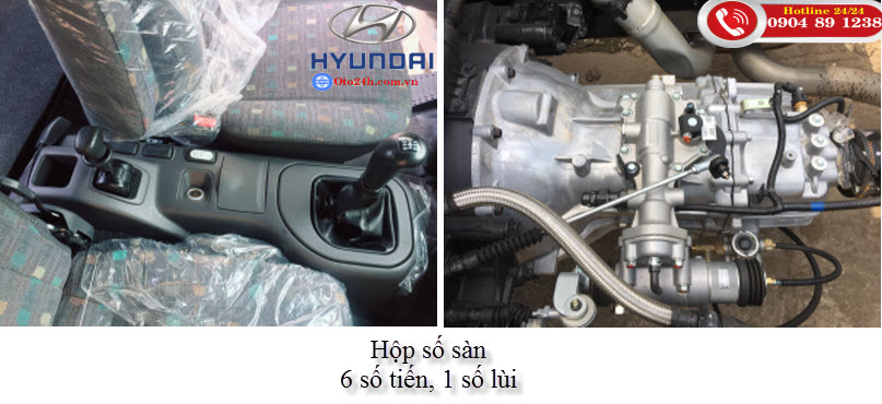 Xe Tải Hyundai HD240 Gắn Cẩu Unic V550