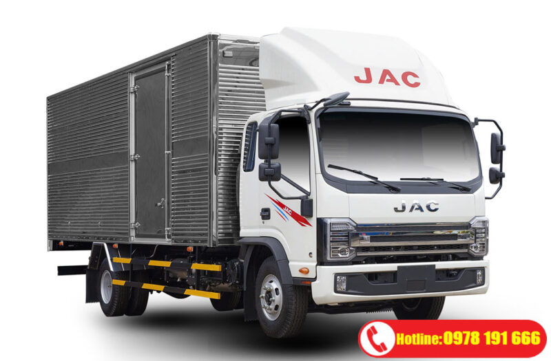 JAC N750 Plus E5 thùng kín 7,5 tấn Động cơ Yuchai Mạnh Mẽ
