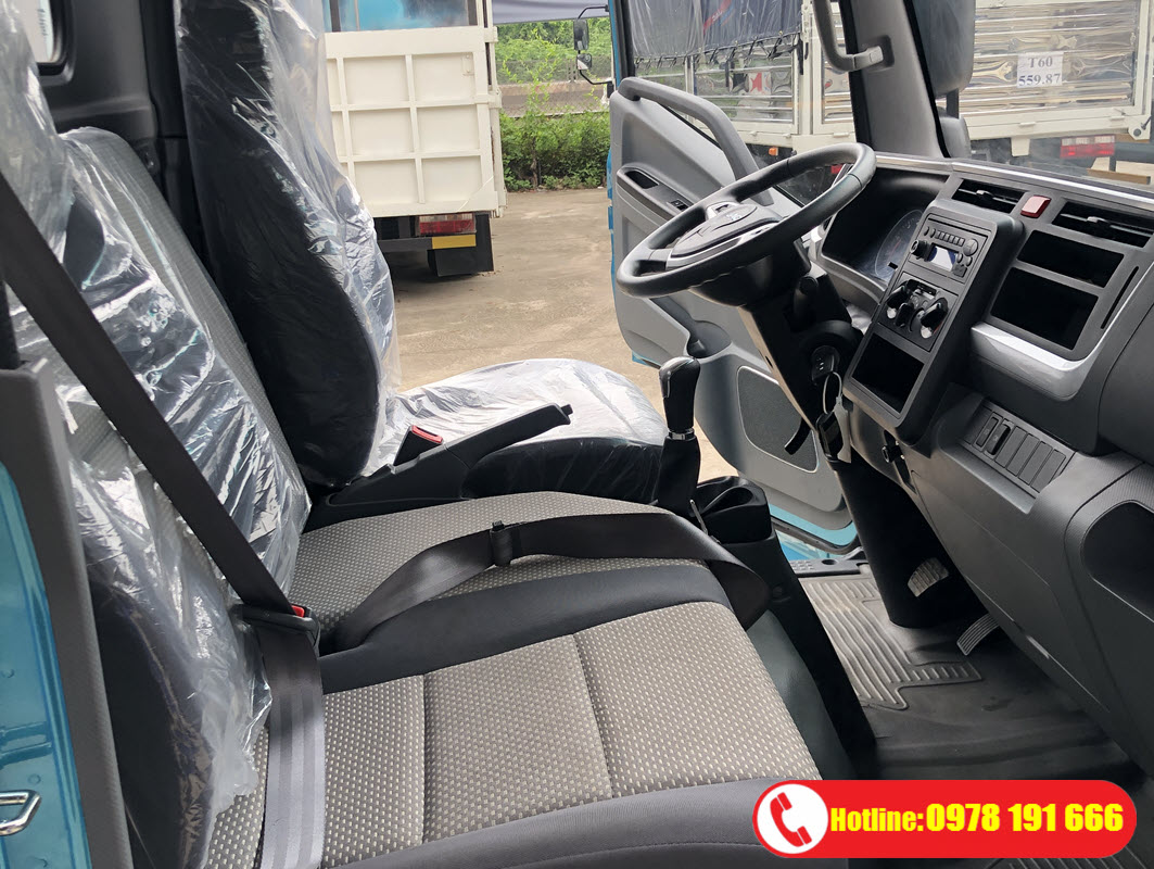 Nội thất cabin Xe Tải JAC N350S Pro rộng rãi