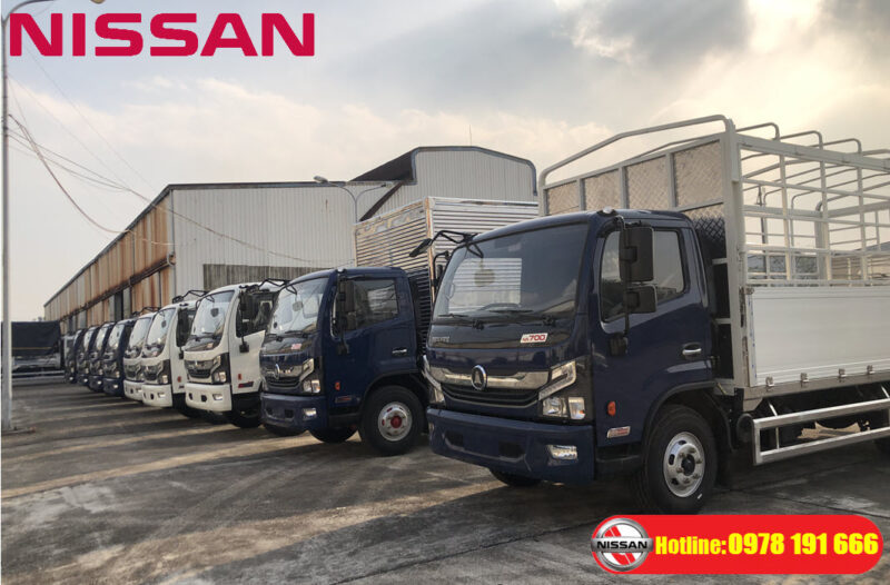 Xe Đồng Vàng NS700 7.5 tấn, Thùng 5m Máy Nissan Hộp Số 2 Tầng
