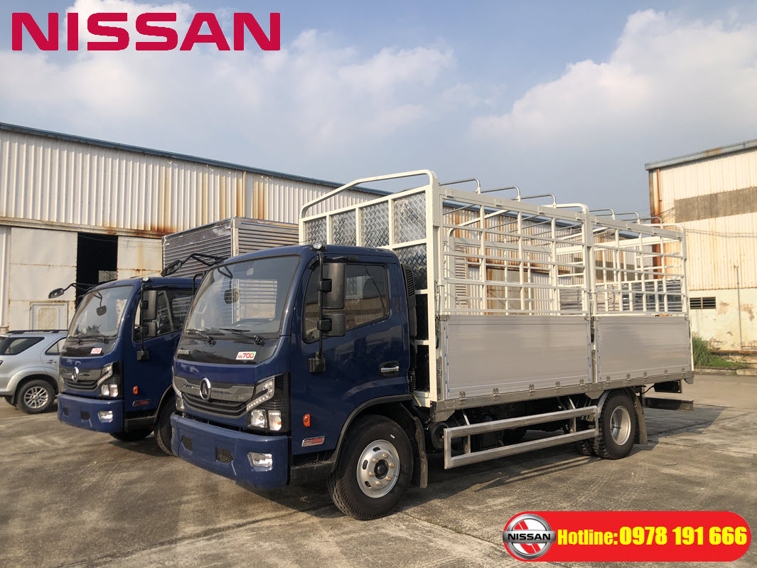 Xe Tải Đồng Vàng Nissan NS700 Thùng Bạt