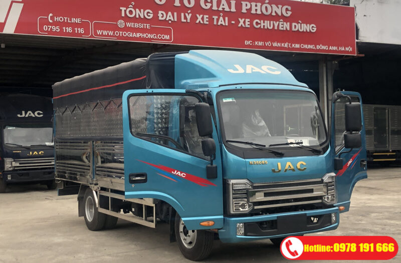 Xe Tải JAC N350S Pro E5 Thùng Bạt 3.5 Tấn – Động Cơ Cummins