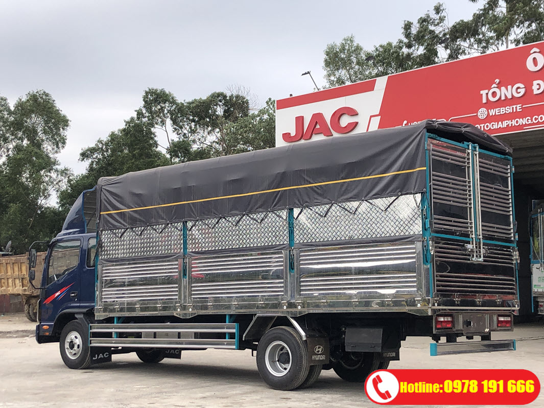 Xe Tải JAC N750 Plus E5 Thùng Mui Bạt 7.5 Tấn