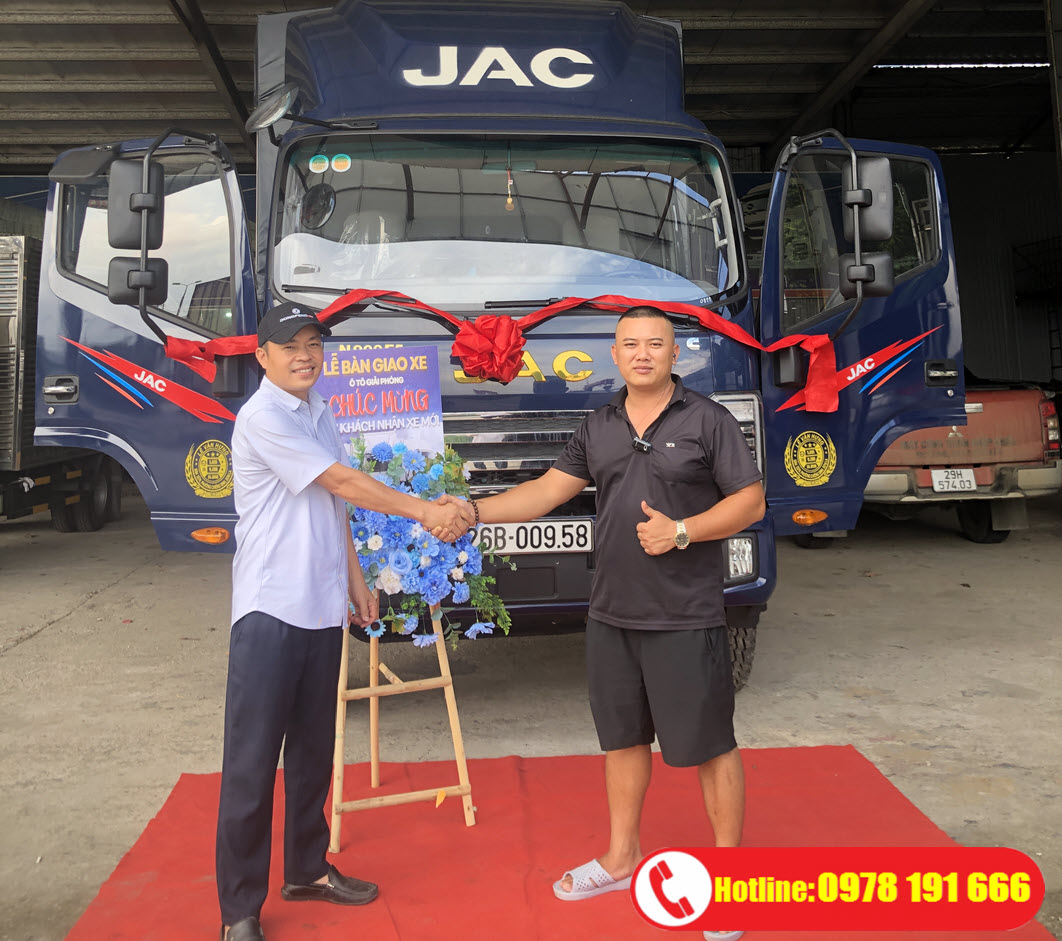 Bàn Giao Xe Tải JAC N900 Plus E5
