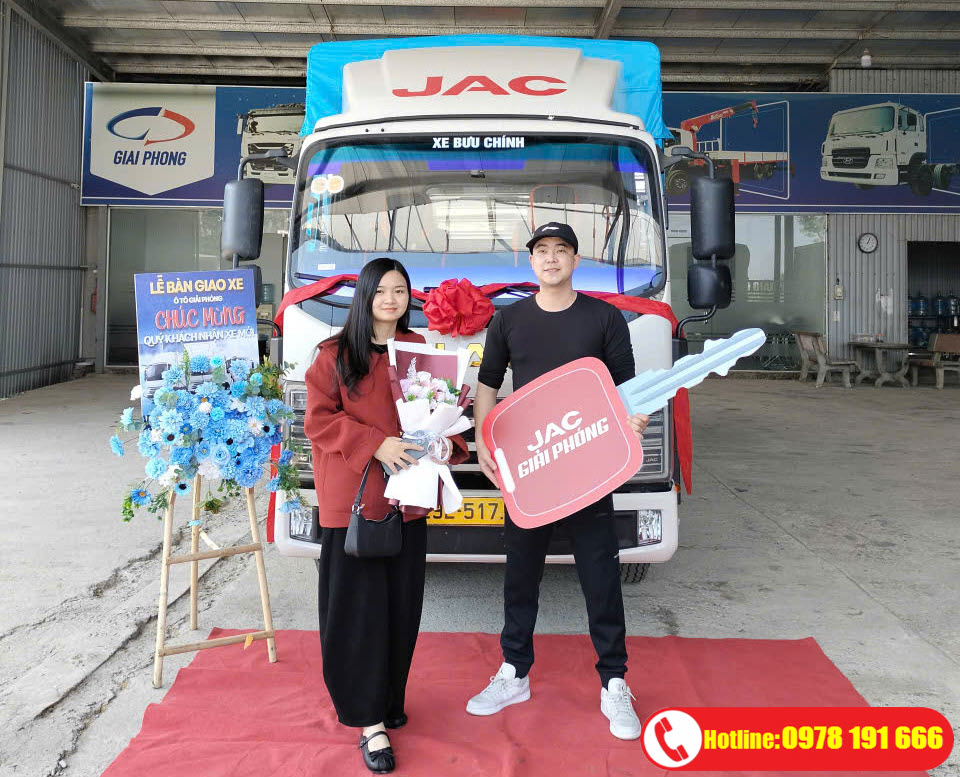 Bàn giao xe JAC N350S Pro cho Anh Minh Hà Nội