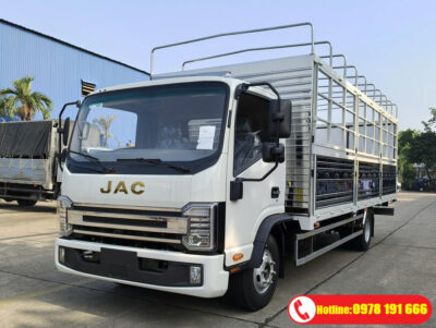 JAC N350SL E5 Thùng Bạt 6m2 Tải 3.495 Tấn, Phanh Hơi Locke