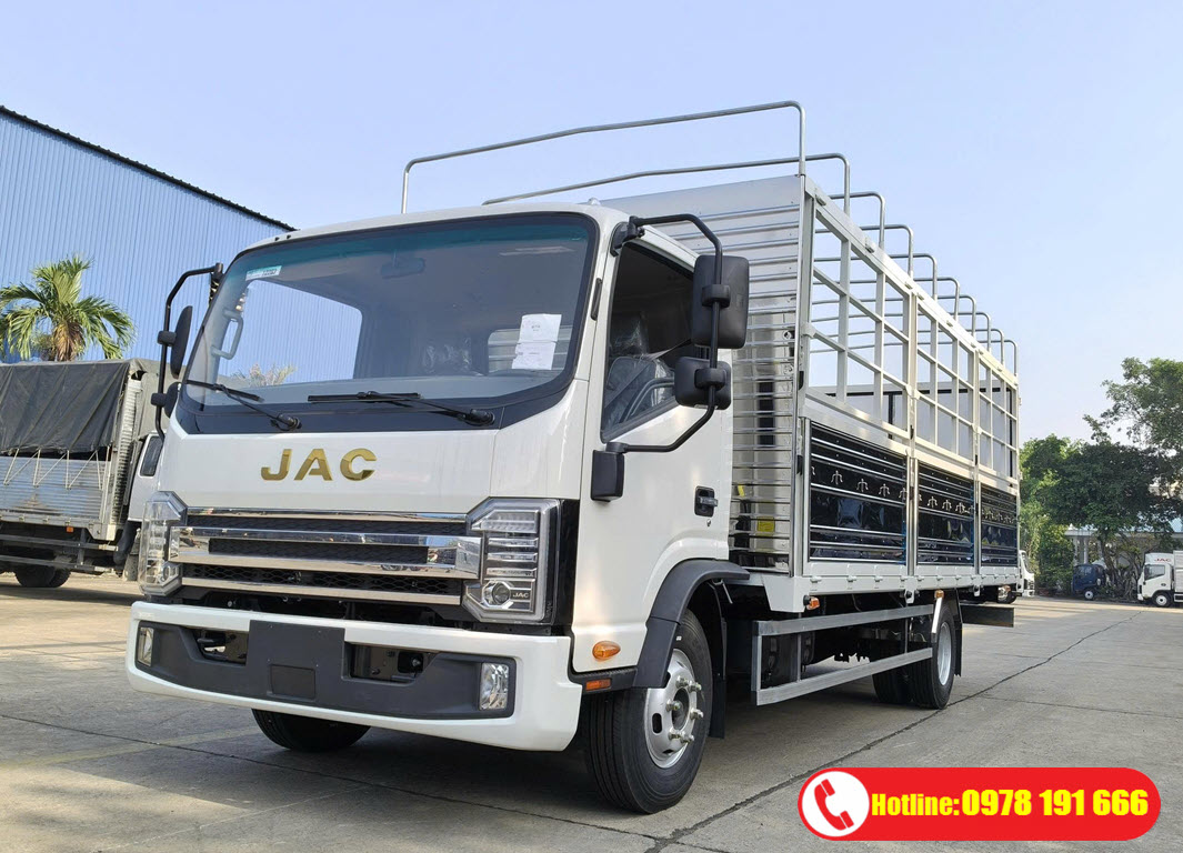 Xe Tải JAC N350SL E5 Thùng Mui Bạt 6m2